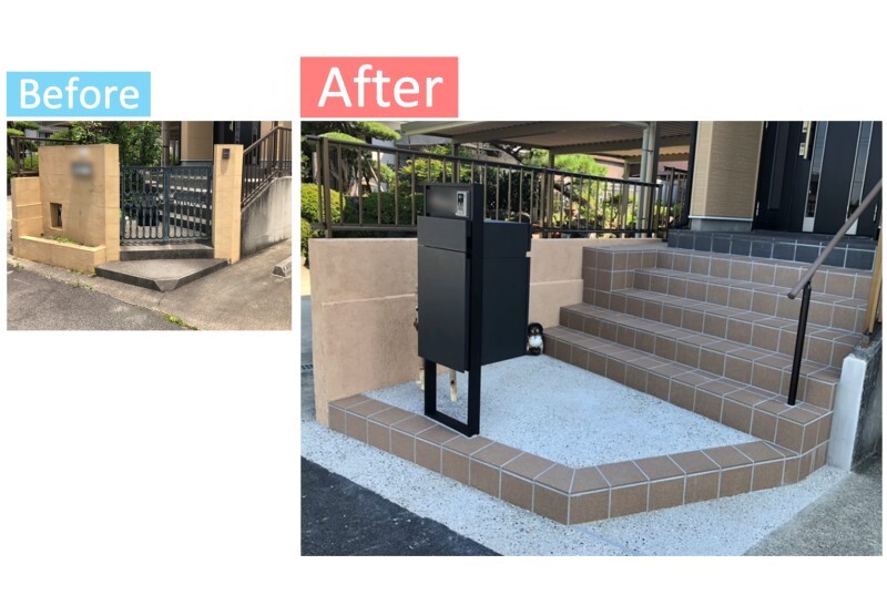 外構工事完成 外構工事完成